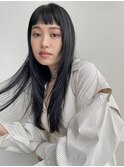 ロング×顔まわりレイヤー