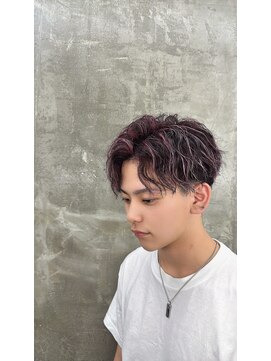 キング 高槻(K!ng) 縮毛矯正髪質改善ハイライトレイヤーカット高槻美容室エクステ