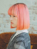 ゲート いわき(Gate)&nbsp;切りっぱなしハイトーンボブ