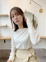 シアアルン 新小岩店(SHEER alun)&nbsp;サイドバング/ミディアム/ボブスタイル/SHEERalun新小岩