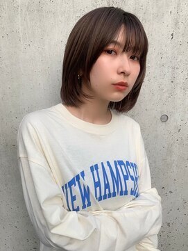 ニスル 町田店(NISURU) 似合わせカット/大人ガーリー/ダークアッシュ/着物/町田/町田駅