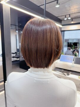 ファンナギンザ(FaNNa ginza) 切りっぱなしボブ/髪質改善/白髪ぼかし/前髪/小顔