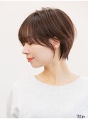 ナチュラル前髪ありショート20代30代40代50代