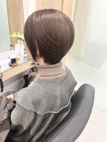 クシュ 本川越店(kusyu...)&nbsp;イメチェンホワイトブロンド外ハネボブ美髪ワイドバング韓国黒髪