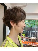 癖を活かしたショートスタイル