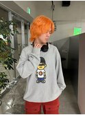 【Ryota】ブロンドに落ちるペールオレンジ《大阪梅田駅》