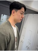 神保町ラフカールブルーブラックメンズスパイキーショートmen's