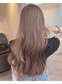 【新宿/ヘアカラー/レイヤーカット】ミルクベージュ