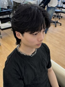ビカム 名駅(become) 【シースルーフェザーショート】名古屋フェザーパーマニュアンス