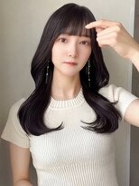 スターズレイ 本川越(STARS ray)&nbsp;韓国風くびれヘア 顔周りカット ぱっつん前髪 艶髪 10代20代