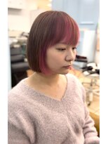 グラスペディア(graspedia)&nbsp;デザインカラー/ポイントカラー/ピンクブラウン/ストレート/ボブ