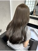 ブリーチなしでつくるオリーブベージュ♪