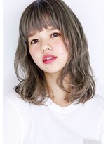 ガリカ 両国(Gallica)&nbsp;『グレージュ ＆ 毛束感』無造作 オン眉デザインカラーmedium ☆