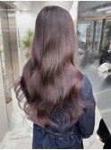パープル/ラベンダー/グレージュ/ダブルカラー/髪質改善/韓国