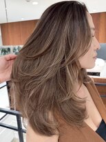 ジルブラン 土浦(JIL BLAN)&nbsp;ハイライトバレイヤージュダブルカラーケアブリーチ20代30代