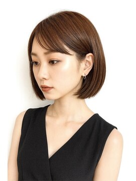 ☆お客様スタイル☆【艶カラーショート／二俣川／二俣川駅】