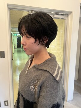 着物ヘア/大人ガーリー/ダークアッシュ/似合わせカット/伏見