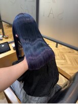 ジーナ メゾン 札幌(Zina Maison)&nbsp;美髪＊ネイビーブルー＊髪質改善TR＊Zina Maison札幌