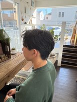 アレックスリパブリック(alex republic)&nbsp;センターパートマッシュ