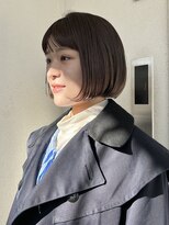 カサネ(casane)&nbsp;柔らかなカラーとミニボブ