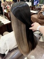 キャラ 池袋本店(CHARA)&nbsp;インナーカラーミルクティーベージュ/池袋インナーカラー