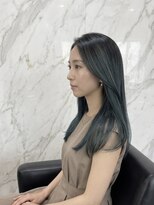 インテグリ オオタ(INTEGRI oota)&nbsp;透明感ブルーブラック×艶髪セミロング/暗髪/20代30代