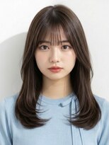 レフラム 獨協大学前店(le:fro:m)&nbsp;獨協大学レイヤーカット/大人綺麗めストレートヘア/髪質改善