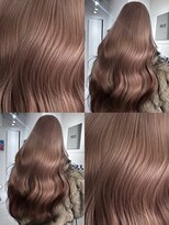 ペレ 渋谷(PELE) イメチェン/ピンクベージュ/アンブレラカラー/前髪/渋谷