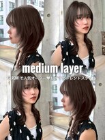 グローアイヴィ 大宮(GLROW IVY)&nbsp;★GLROW ミディアムレイヤー 髪質改善 縮毛矯正 レイヤーカット