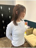 ミルクティーブロンド/ダークブルー/デジタルパーマ/千葉駅