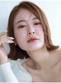 切りっぱなしボブ　　　　　　学芸大学