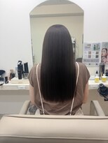 レイネ 人形町(Rayne') ダークパープル/ナチュラルショート/夏のヘアアレンジ/人形町