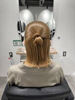 ヌーヌー 鶴ケ峰(nuu nuu)&nbsp;やりすぎないナチュラルなハーフアップ