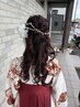 【卒業式】袴着付け+ヘアセット