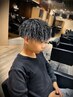 【圧倒的存在感】カット+ホワイトメッシュ+パイルツイスト