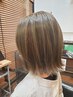 ★新規★【ケアカラー＋カット＋3stepトリ－トメント・ナノバブル】￥12900