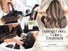 【新規｜ケアブリーチ使用】バレイヤージュ＋カラー＋TR ￥23320