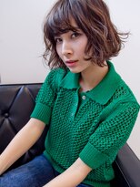 クレール 塚口店(CREER) 大人ショートボブ×無造作ウエーブヘア_1
