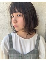 ブルー(BLUE)&nbsp;【BLUE】ナチュラル外ハネボブ