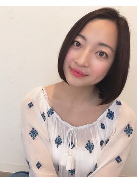 ザブックハンドサロン(The book hand salon) ダークアッシュボブ