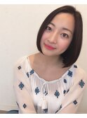 ダークアッシュボブ
