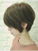 襟足すっきりショートスタイル！/30代40代50代札幌駅美容室