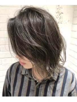エイト 博多店(EIGHT hakata) 【EIGHT博多】nabe_ハイライトバレイヤージュ×シルバー