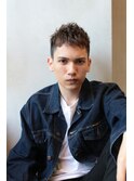 ツーブロックくせ毛風パーマショート【SOURCE佐藤和弥】