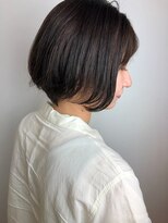 ヘア プロデュース キュオン(hair produce CUEON.) 伸ばしかけbob×オリーブベージュ