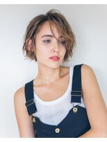 耳かけニュアンスイメチェンボブ/フォギーベージュ