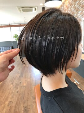 アグ ヘアー ダニエル 丸亀店(Agu hair daniel's) 《樋口ユーヤ》透け感のあるゆったりショート◎