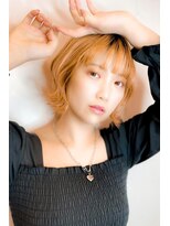 アイリー 名古屋(A/LEE)&nbsp;ベージュカラーで大人カワイイ外ハネボブ♪