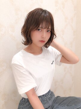 マイラ 銀座(myla) 【佐伯】自分史上最高かわいいボブ