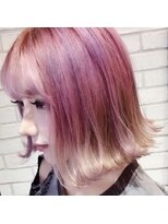 フラミューム たまプラーザ(flammeum)&nbsp;裾カラー×外はねボブ【フラミュームたまプラーザ】